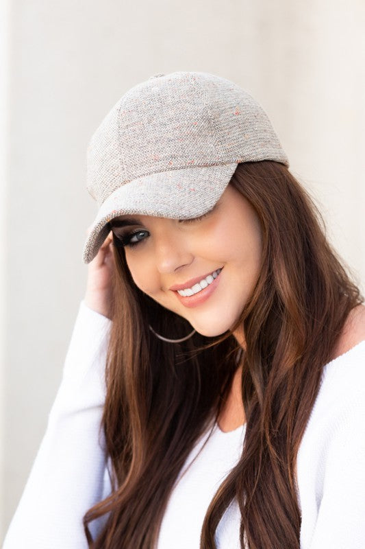 Fall Tweed Ball Cap