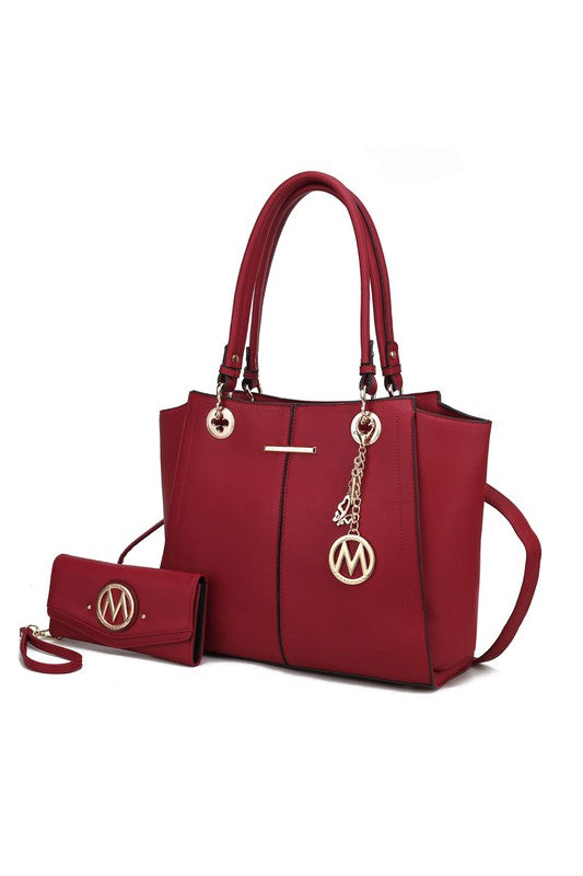 MKF Ivy Tote Handbag with Wallet Crossover by Mia