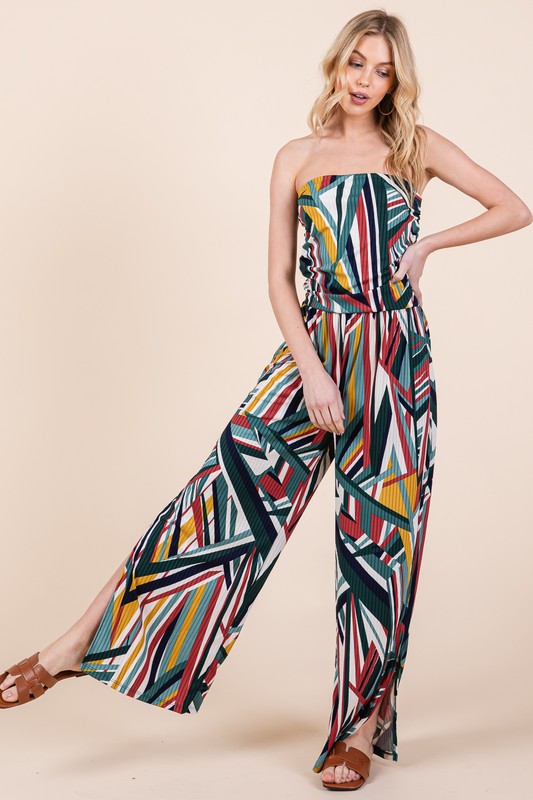 Wide Leg Jumpsuit with Pockets